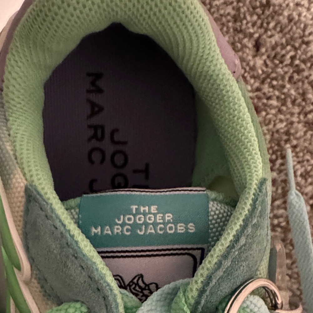 Marc Jacobs Kids Mint & Teal Retro Runner Sneakers - Picture 10 of 10